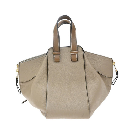 Loewe Hammock Leather, Beige, Leather, Handbag