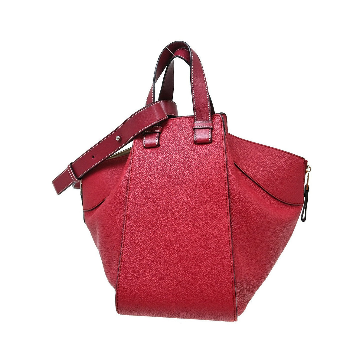 Loewe Hammock Leather, Pink, Leather, Handbag