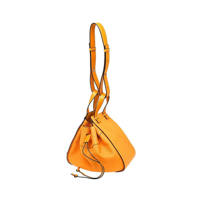 Loewe Hammock Leather, Orange, Leather, Handbag