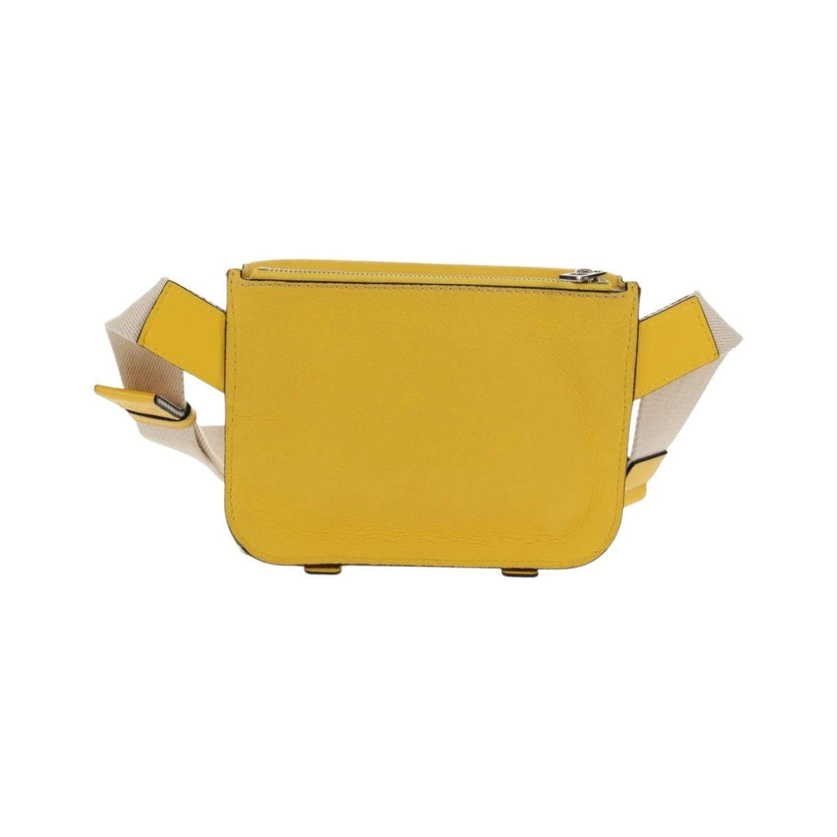 Loewe Military Messenger Leather, Yellow, Leather, Clutch