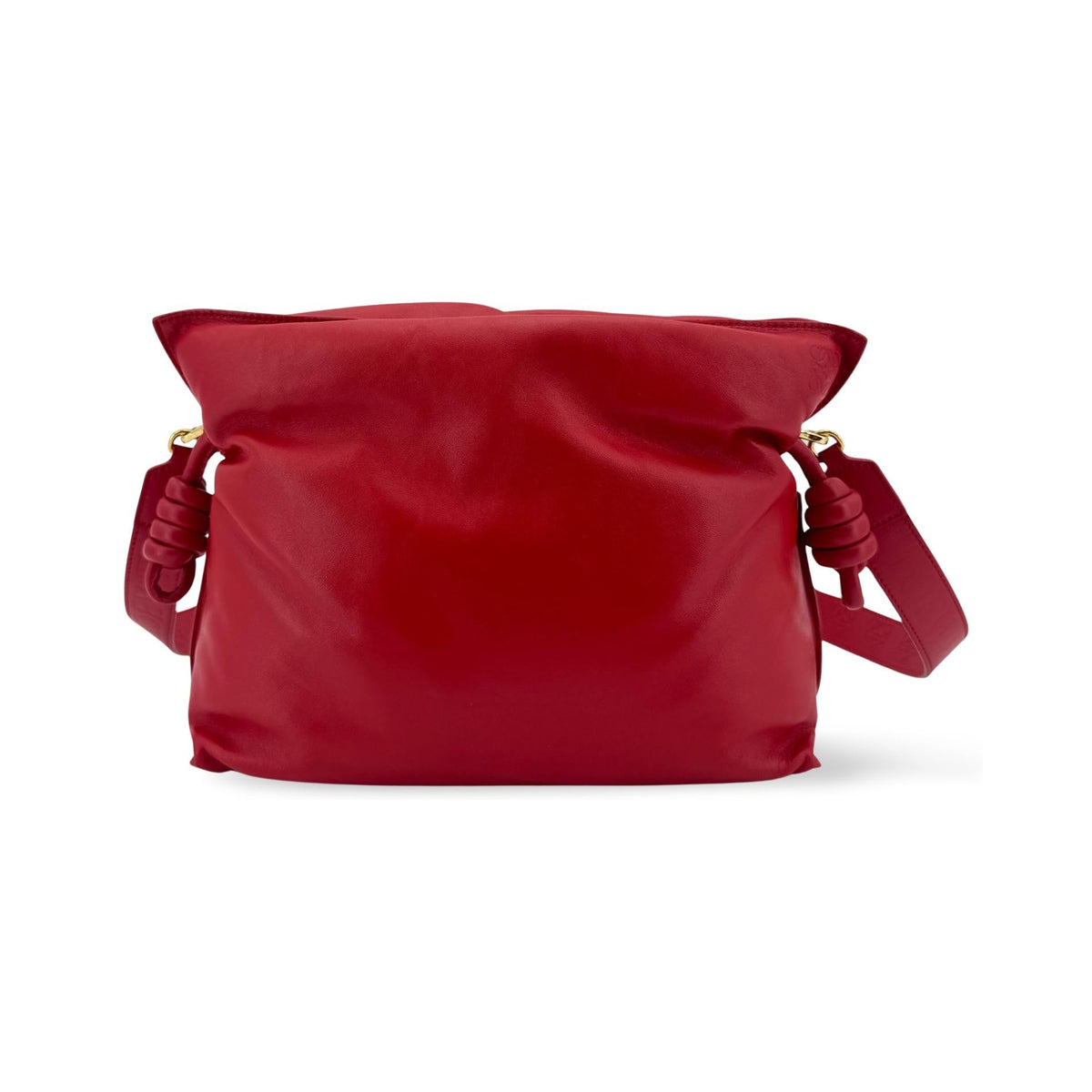Loewe Monochrome Flamenco Convertible Clutch Leather, Red, Leather, Clutch