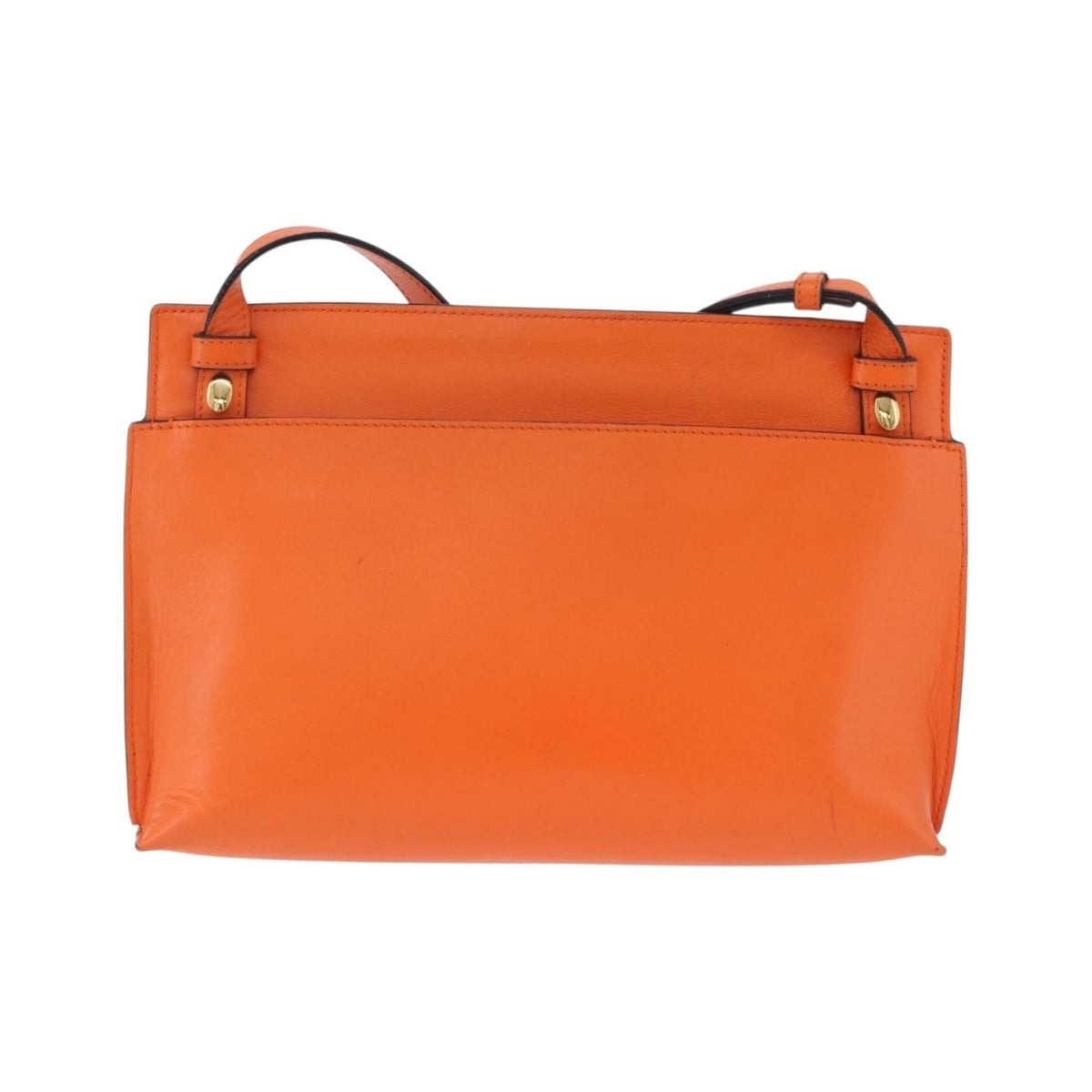 Loewe T Messenger Leather, Orange, Leather, Crossbody Bag