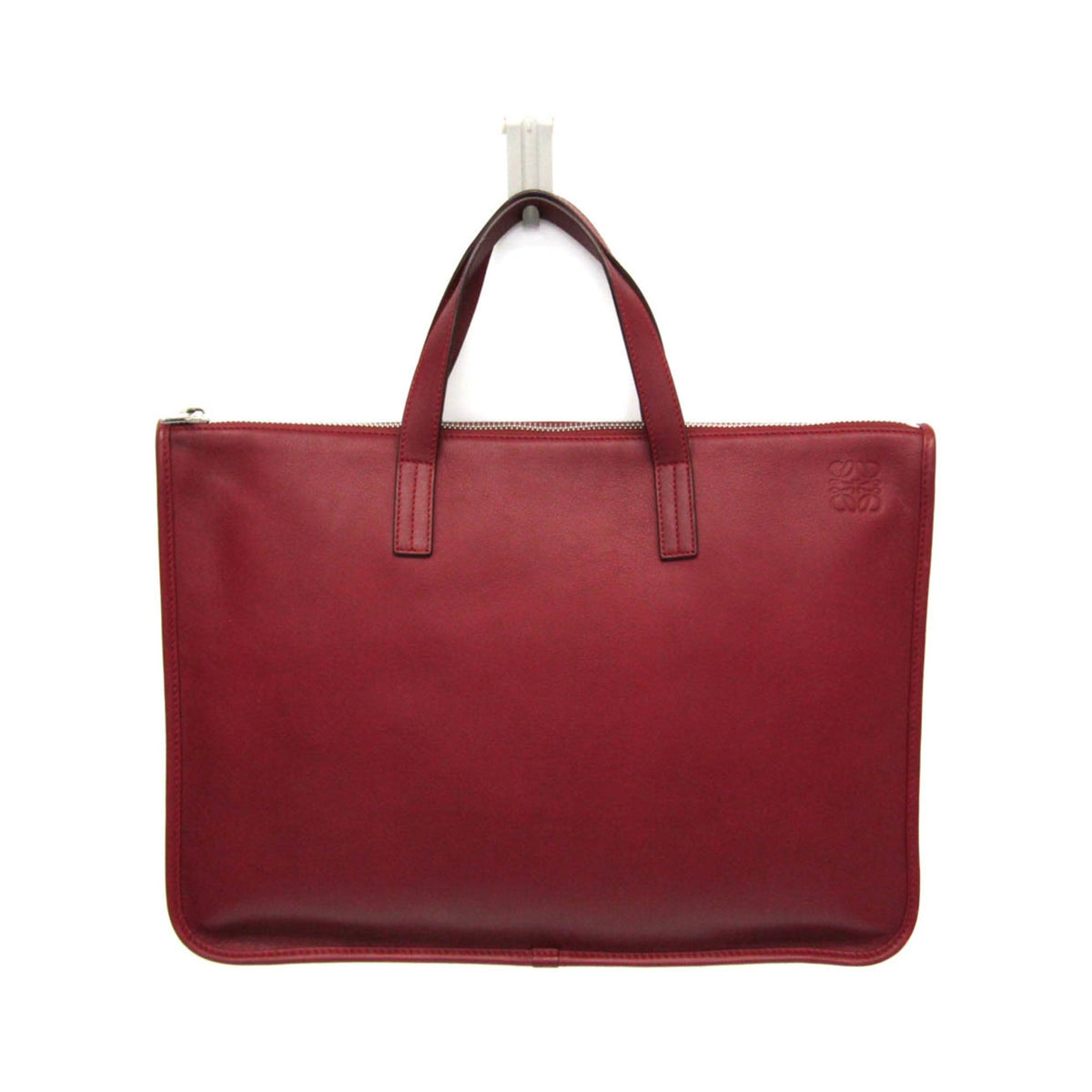 Loewe Toledo Leather, Red, Leather, Briefcase