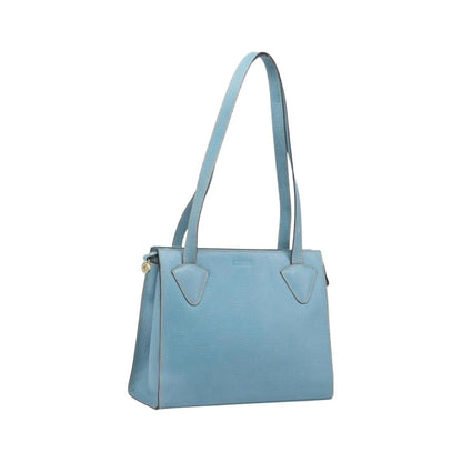 Loewe Tote Leather, Blue, Leather, Tote Bag