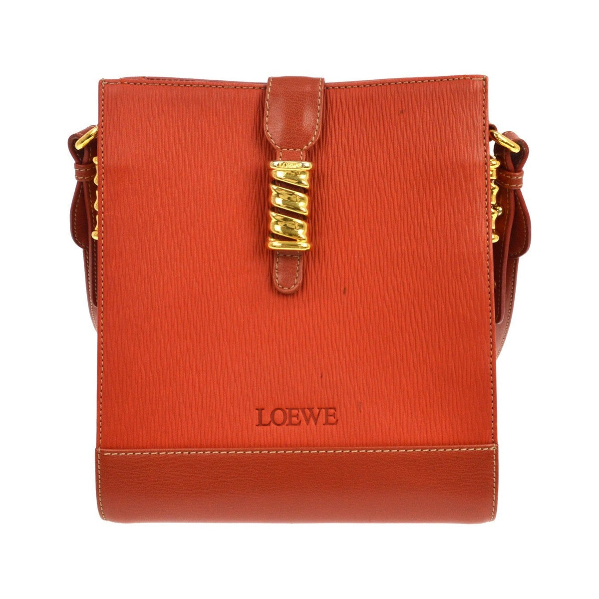 Loewe Velazquez shoulderbag Leather, Red, Leather, Shoulder Bag