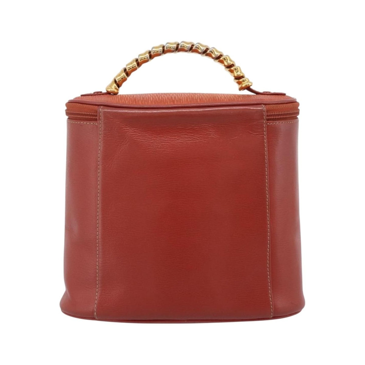 Loewe Velazquez Tote Leather, Orange, Leather, Handbag