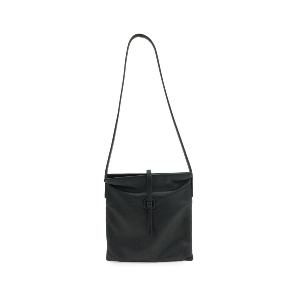 Loewe Vintage Anagram Leather, Black, Leather, Handbag