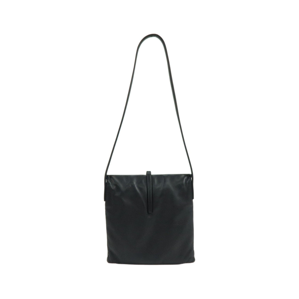Loewe Vintage Anagram Leather, Black, Leather, Handbag