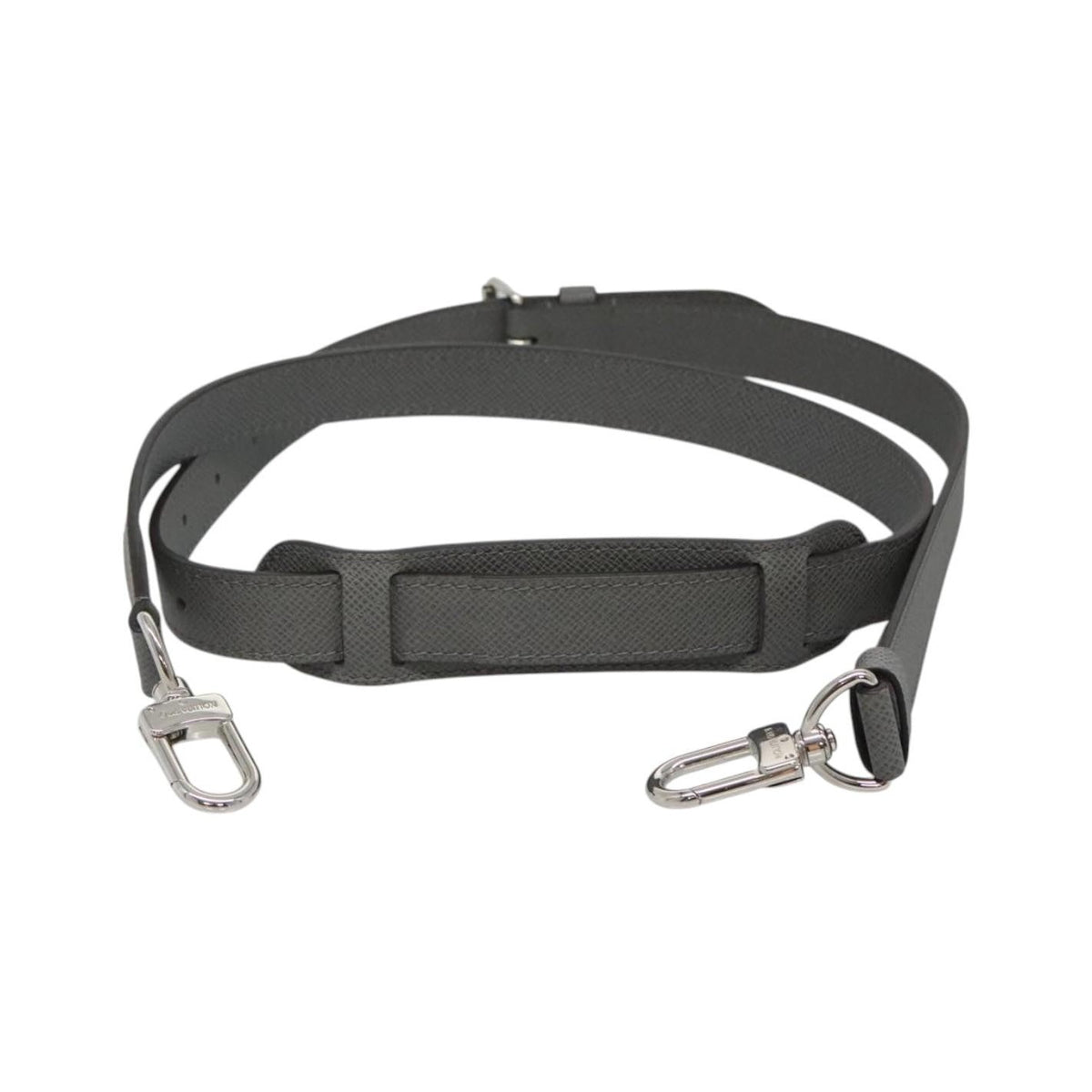 Louis Vuitton Adjustable shoulder strap leather, Gray, Leather, Straps