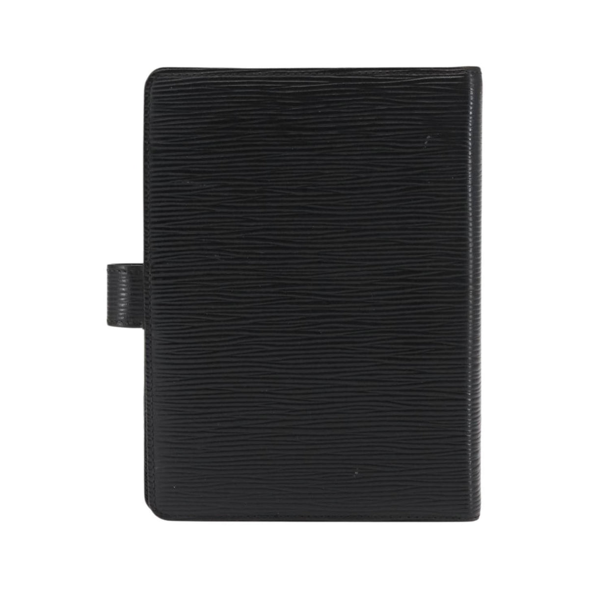 Louis Vuitton Agenda Cover Epi Leather, Black, Leather, Wallet