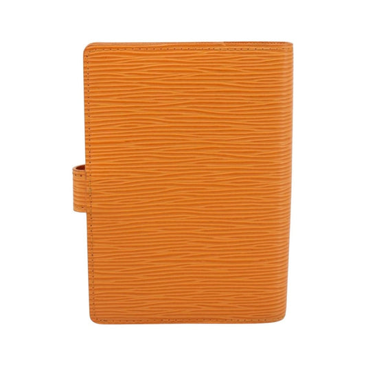 Louis Vuitton Agenda Cover Epi Leather, Orange, Leather, Wallet