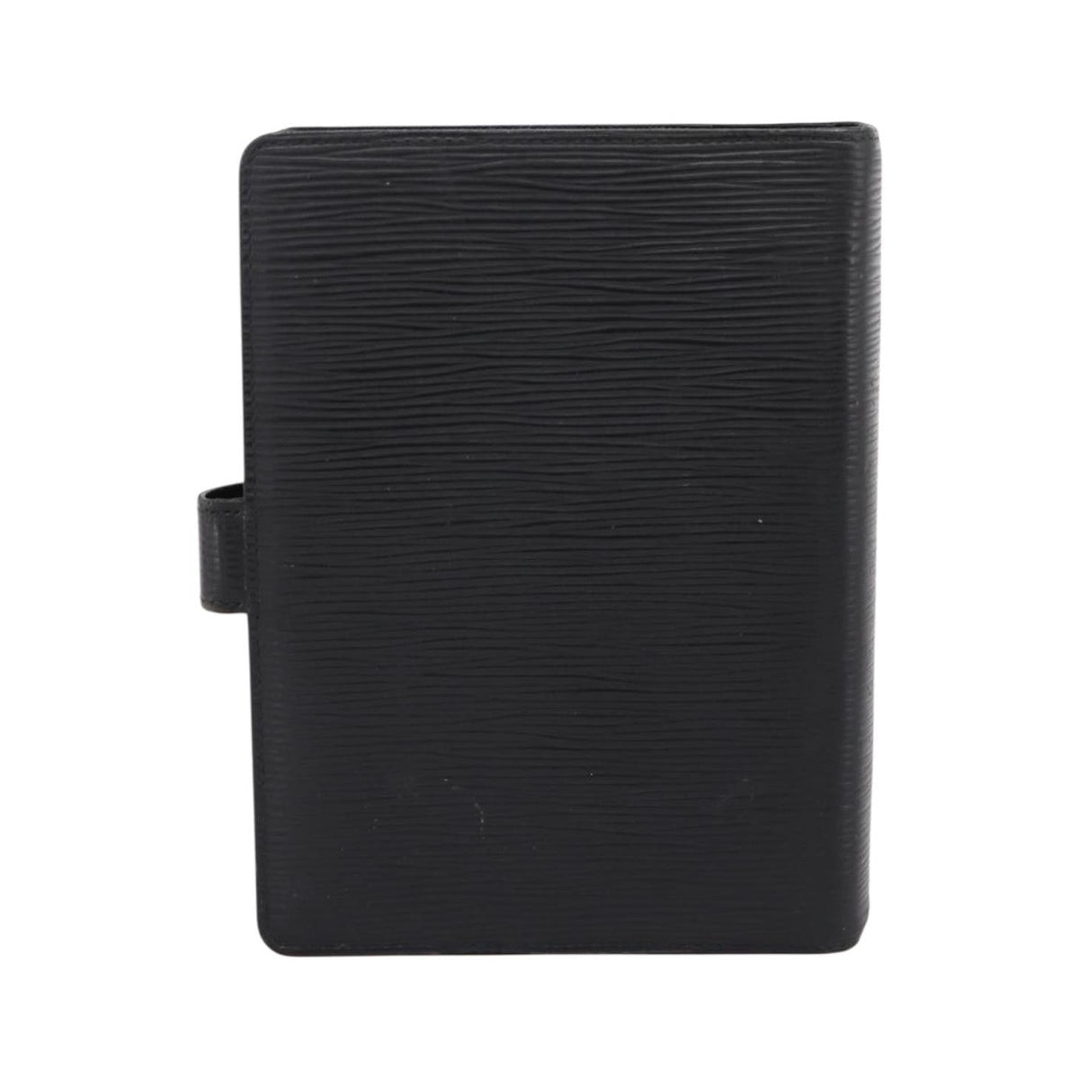 Louis Vuitton Agenda Cover Epi Leather, Black, Leather, Wallet