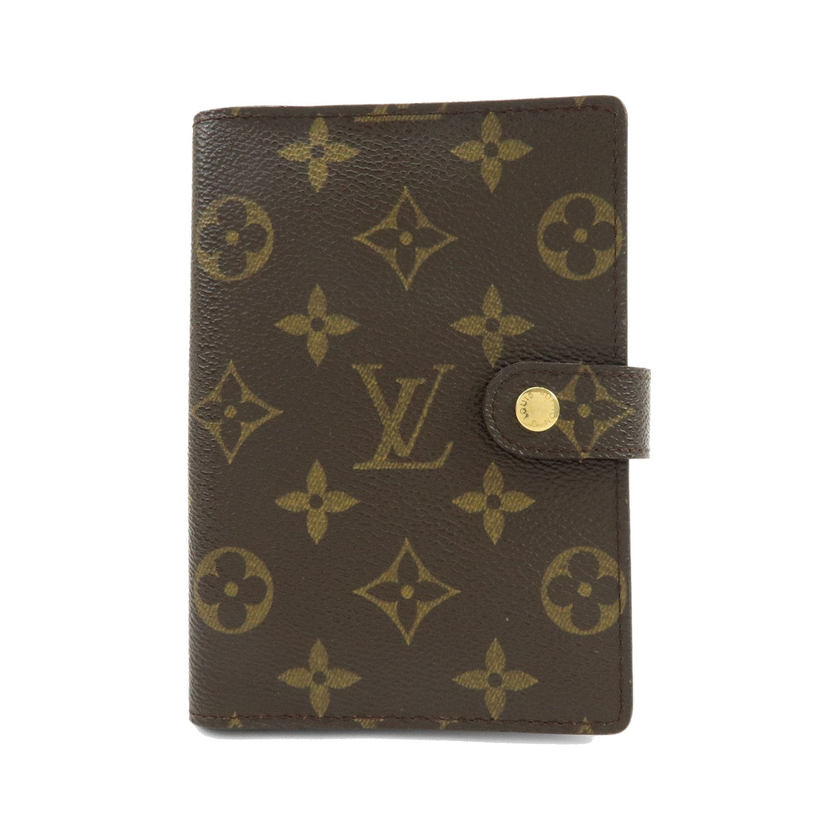 Louis Vuitton Agenda Cover Monogram Canvas, Brown, Canvas, Wallet