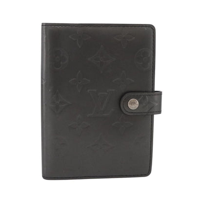 Louis Vuitton Agenda Cover Monogram Empreinte Leather, Gray, Canvas, Wallet