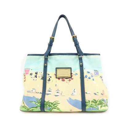 Louis Vuitton Ailleurs Cabas Limited Edition Printed Canvas, Multicolour, Canvas, Tote Bag