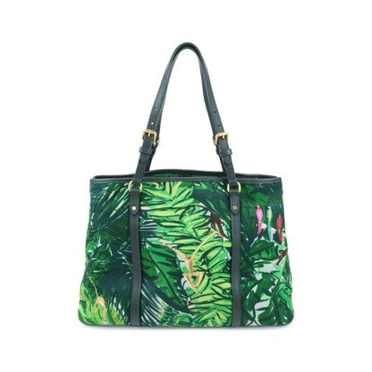 Louis Vuitton Ailleurs Cabas Limited Edition Printed Canvas, Green, Canvas, Tote Bag