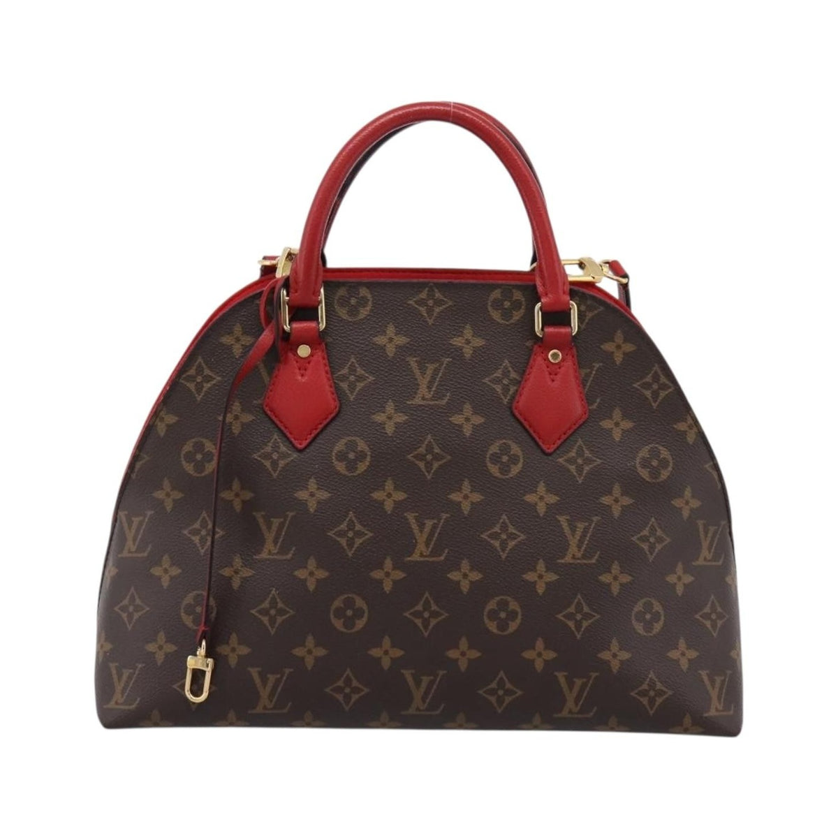 Louis Vuitton Alma BNB Monogram Canvas with Leather, Brown, Canvas, Handbag