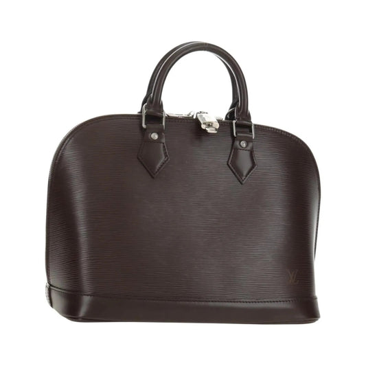 Louis Vuitton Alma Epi Leather, Brown, Leather, Handbag