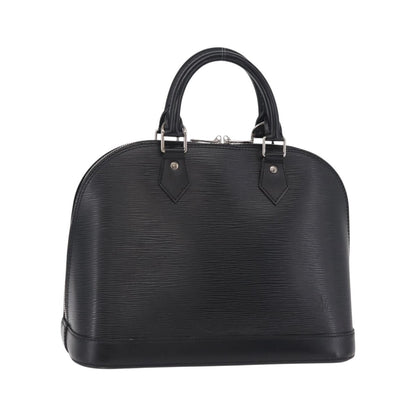 Louis Vuitton Alma Epi Leather, Black, Leather, Handbag