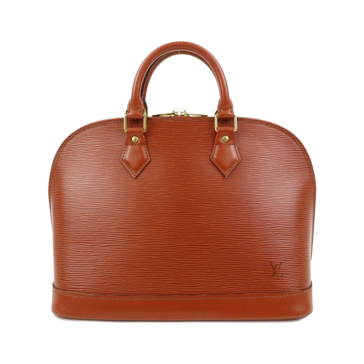 Louis Vuitton Alma Epi Leather, Brown, Leather, Handbag