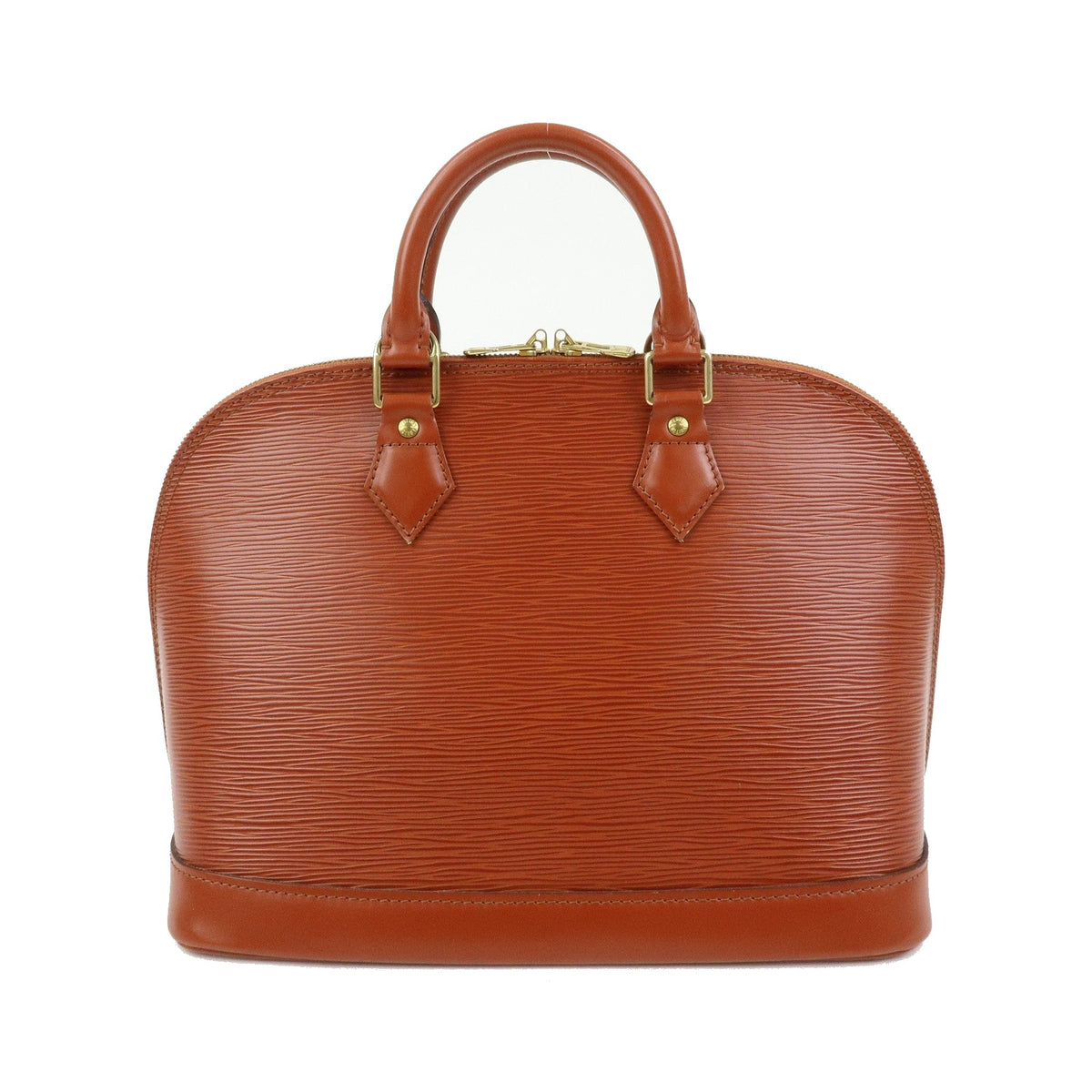 Louis Vuitton Alma Epi Leather, Brown, Leather, Handbag