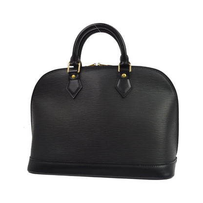 Louis Vuitton Alma Epi Leather, Black, Leather, Handbag