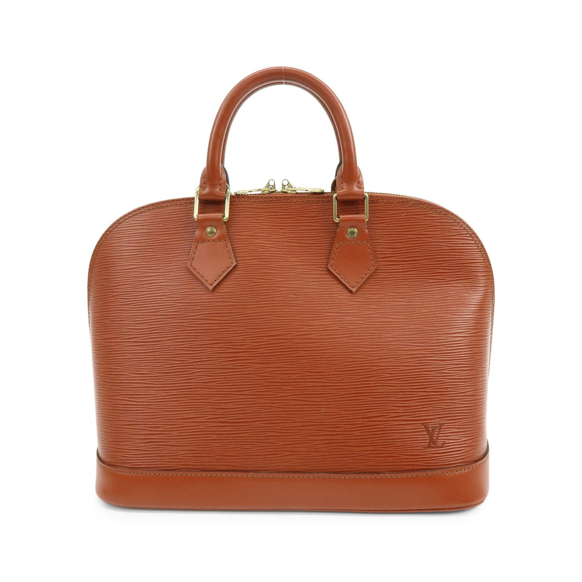 Louis Vuitton Alma Epi Leather, Brown, Leather, Handbag