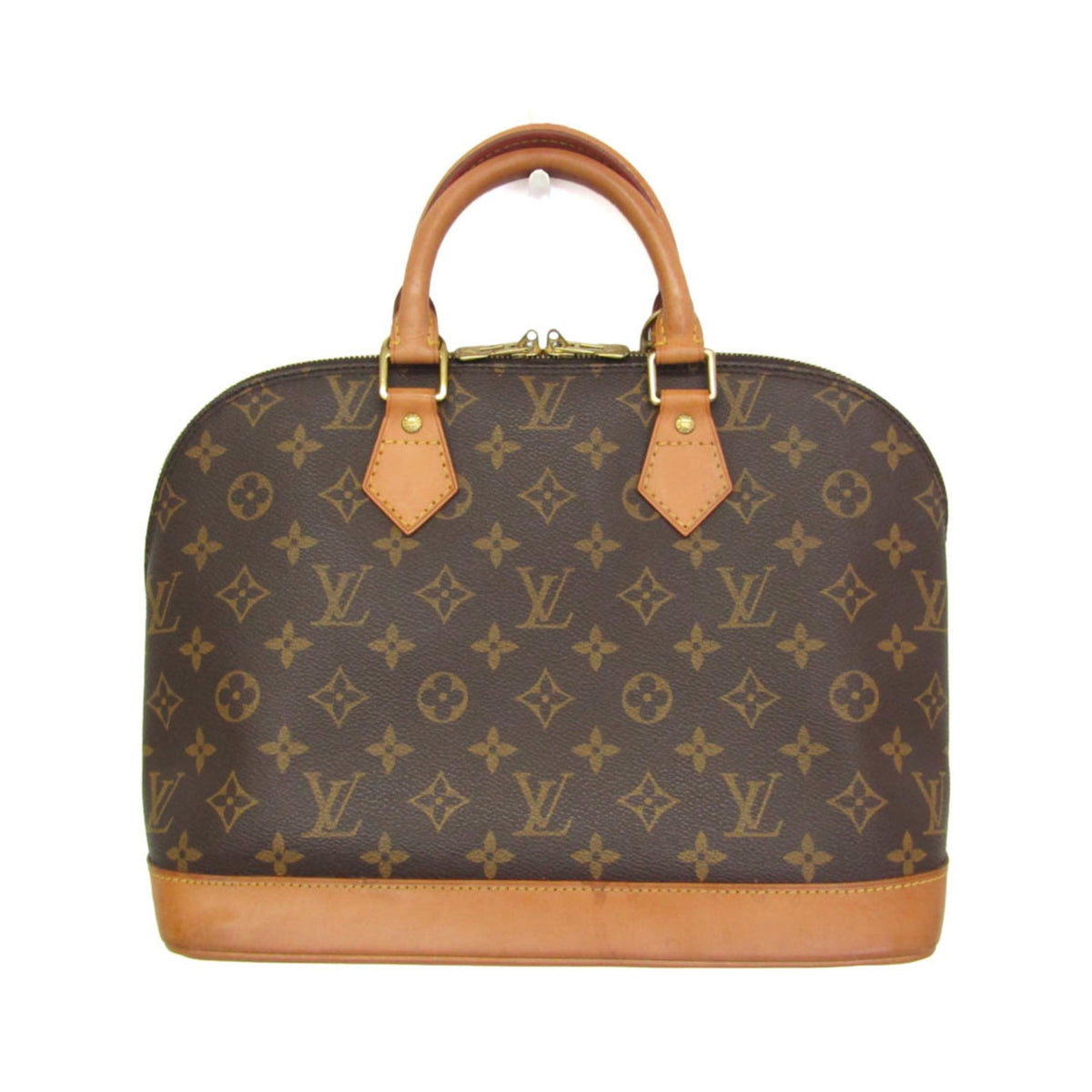 Louis Vuitton Alma Monogram, Brown, Canvas, Handbag