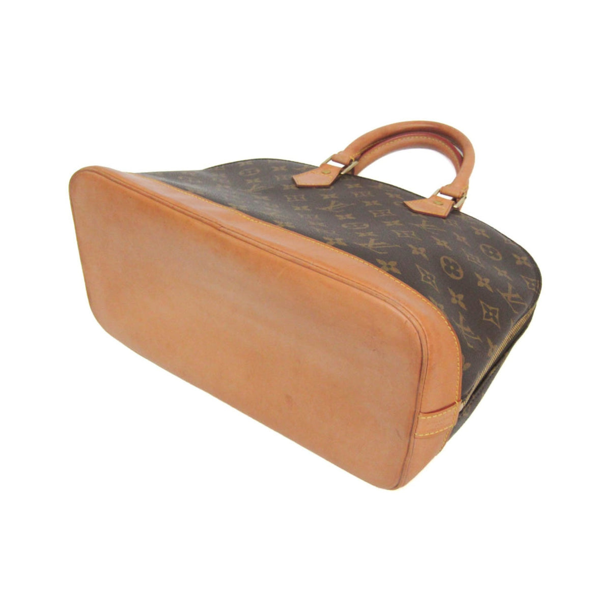 Louis Vuitton Alma Monogram, Brown, Canvas, Handbag