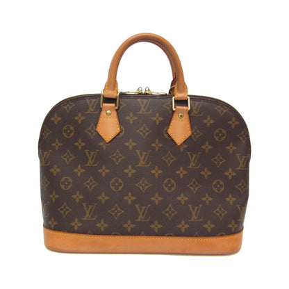 Louis Vuitton Alma Monogram Canvas, Brown, Canvas, Handbag
