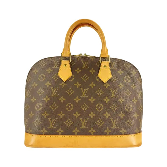 Louis Vuitton Alma Voyage Monogram Canvas, Brown, Leather, Handbag