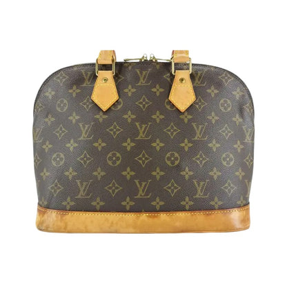 Louis Vuitton Alma Voyage Monogram Canvas, Brown, Leather, Handbag