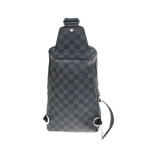 Louis Vuitton Avenue Sling Damier Graphite, Gray, Canvas, Shoulder Bag