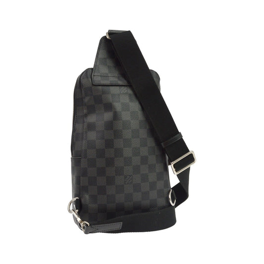 Louis Vuitton Avenue Sling Damier Graphite, Gray, Canvas, Shoulder Bag