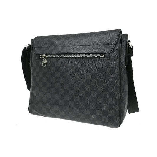 Louis Vuitton Bastille Damier, Black, Canvas, Shoulder Bag