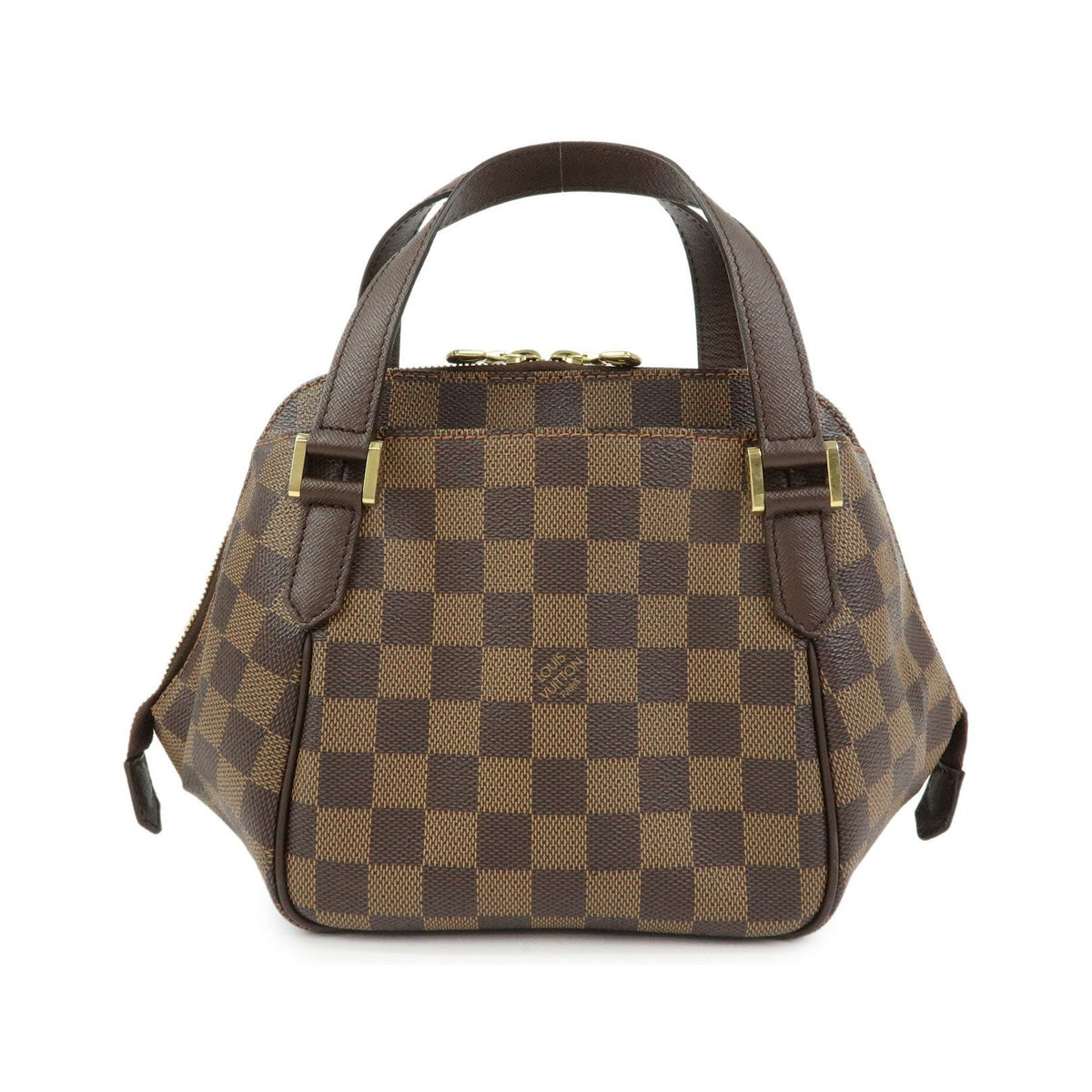 Louis Vuitton Belem Damier, Brown, Canvas, Handbag