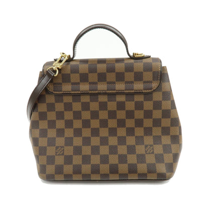 Louis Vuitton Bergamo Damier, Brown, Canvas, Handbag