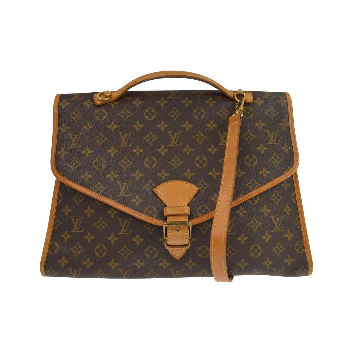Louis Vuitton Beverly Monogram Canvas, Brown, Canvas, Briefcase