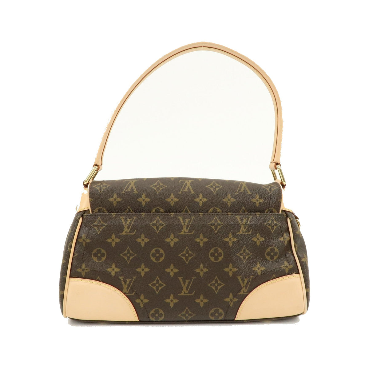 Louis Vuitton Beverly Monogram Canvas, Brown, Canvas, Handbag