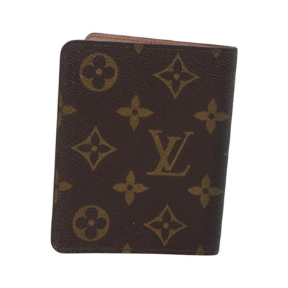 Louis Vuitton Bifold Card Case Canvas, Brown, Canvas, Clutch