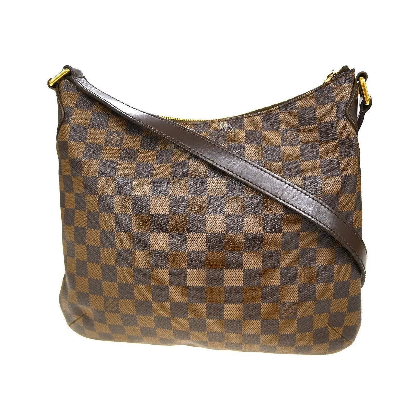 Louis Vuitton Bloomsbury Damier, Brown, Canvas, Shoulder Bag