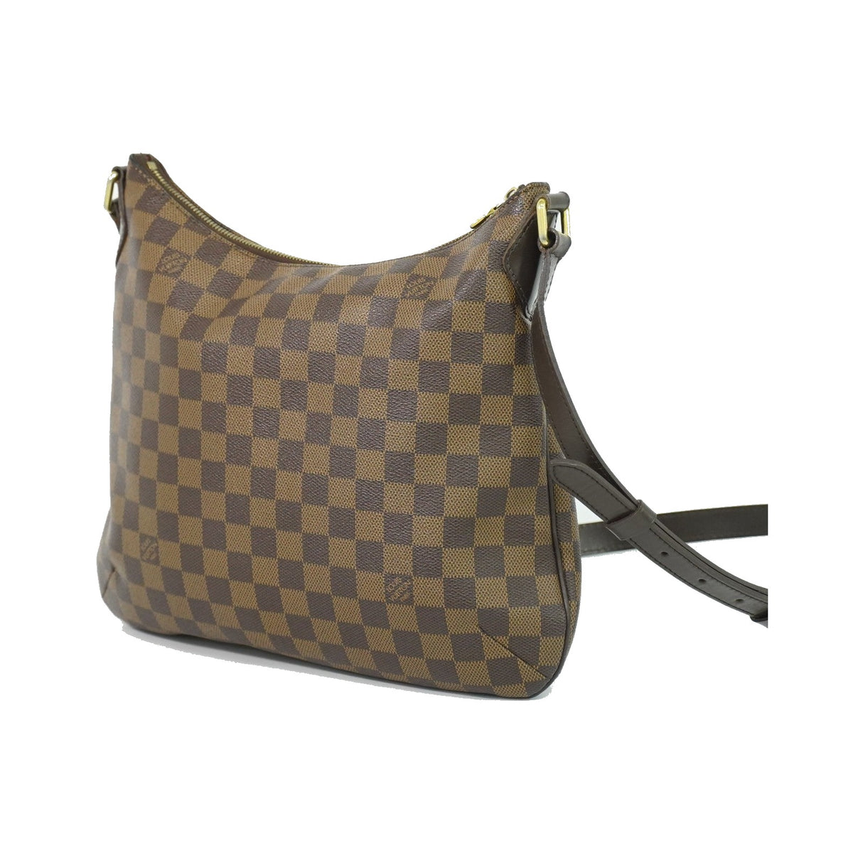 Louis Vuitton Bloomsbury Damier Ebene, Brown, Canvas, Shoulder Bag
