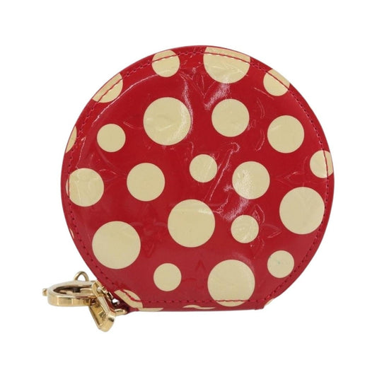 Louis Vuitton Boite Chapeau Coin Purse Monogram Vernis Animania, Red, Patent Leather, Wallet