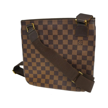 Louis Vuitton Bosphore Pochette Damier, Brown, Canvas, Shoulder Bag