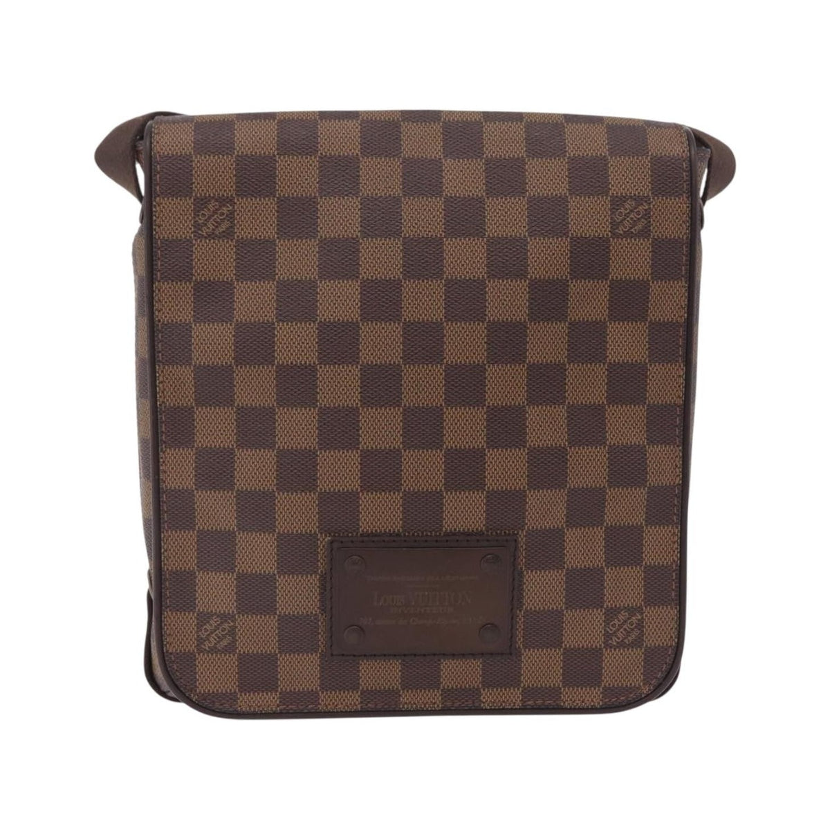 Louis Vuitton Brooklyn Damier, Brown, Canvas, Shoulder Bag