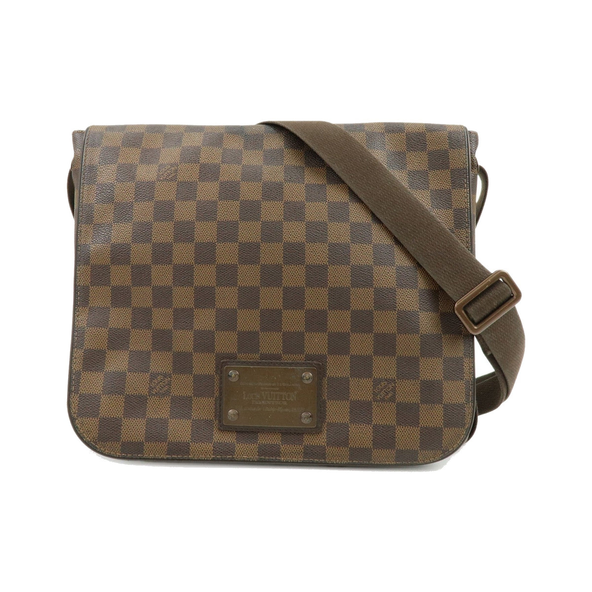 Louis Vuitton Brooklyn Damier, Brown, Canvas, Shoulder Bag