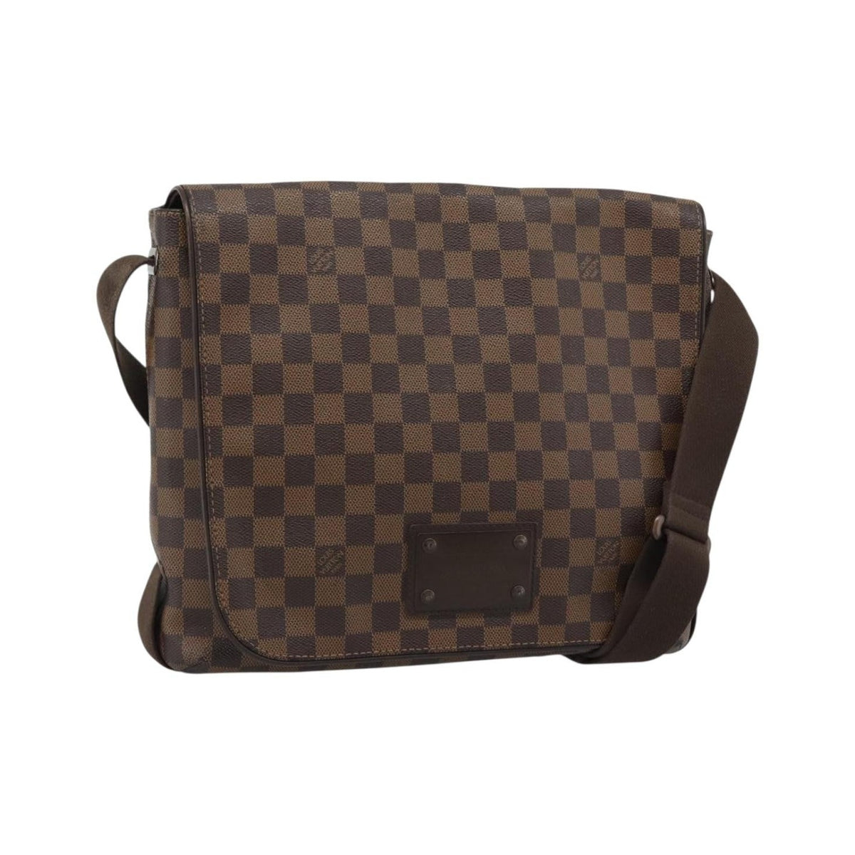 Louis Vuitton Brooklyn Damier Ebene, Brown, Canvas, Shoulder Bag