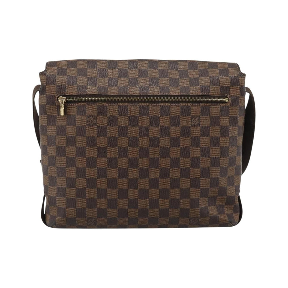Louis Vuitton Brooklyn Damier Ebene, Brown, Canvas, Shoulder Bag