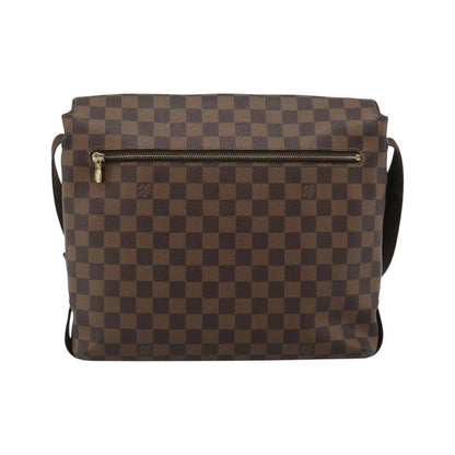 Louis Vuitton Brooklyn Damier Ebene, Brown, Canvas, Shoulder Bag