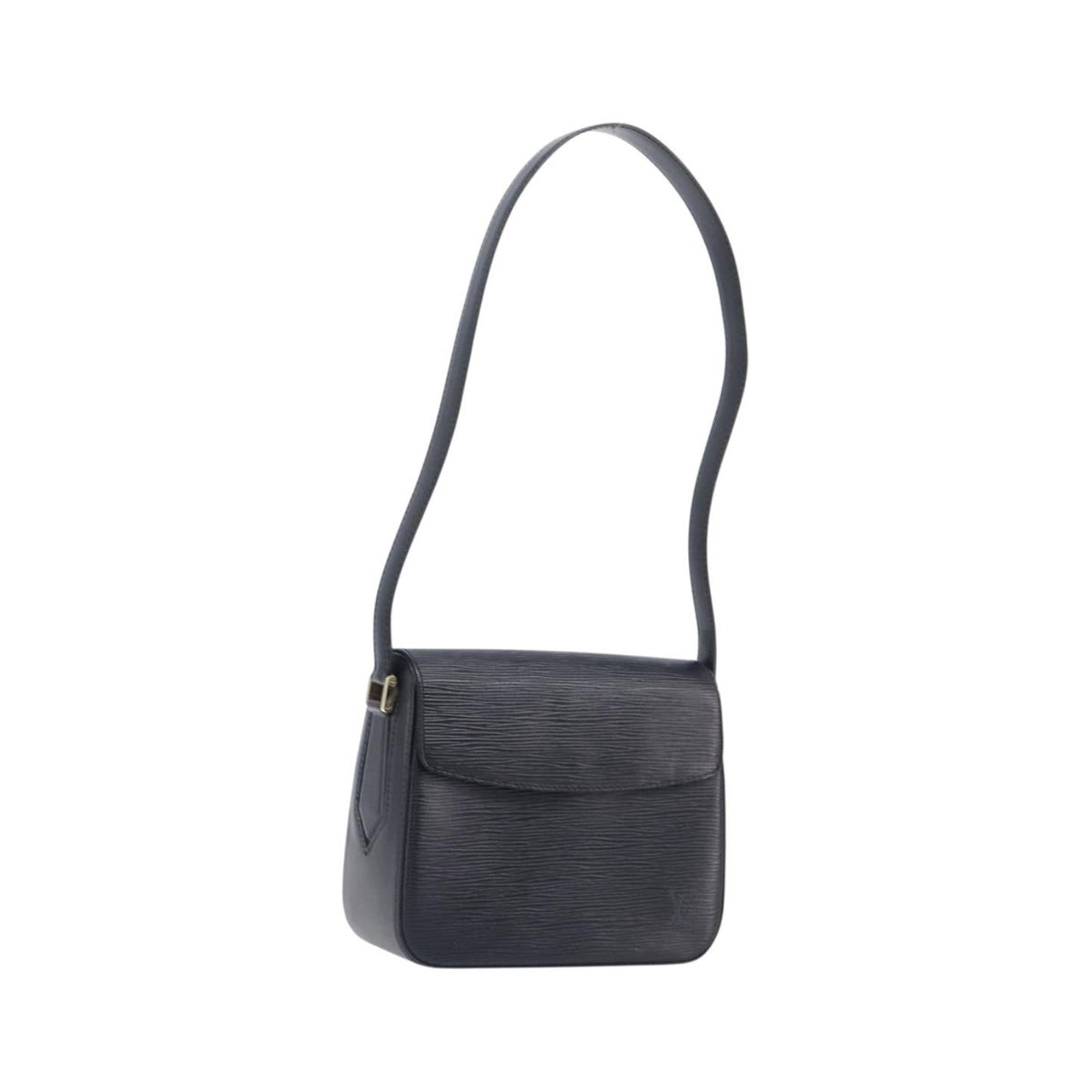 Louis Vuitton Buci Epi Leather, Black, Leather, Handbag